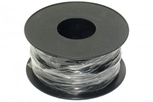 EQUIPMENT WIRE Ø0,6mm BLACK 100m roll