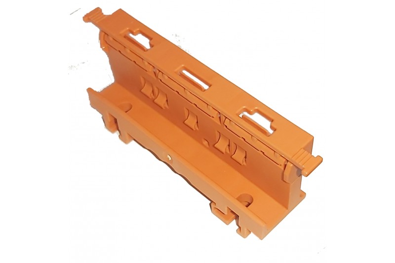 10pcs DIN Rail Mounts for Wago 221 Connectors 3D Printed 