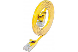 CAT6 FLAT CABLE U/UTP 3m yellow