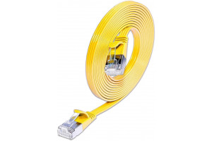 CAT6 LITTEÄ VERKKOKAAPELI U/FTP 3,0m keltainen