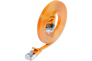 CAT6 LITTEÄ VERKKOKAAPELI U/FTP 3,0m oranssi