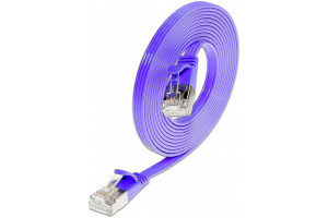 CAT6 LITTEÄ VERKKOKAAPELI U/FTP 1,5m violetti