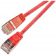 CAT6 LIGHTPATCH U/FTP 0,15m red