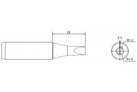 T990-D24 CHISEL TIP 1.2mm