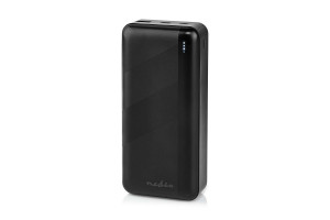 Powerbank 1x USB-A 1x USB-C 5V 30Ah black