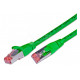 CAT6 PATCH CABLE SHIELDED S/FTP 4m green