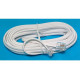 RJ9/RJ9 MODULAR PHONE LINE CORD 3m white