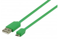 USB-2.0 CABLE A-MALE / microB U 1m green