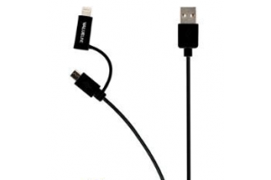 USB-2.0 microUSB-iPod/iPhone/iPad SYNC- JA LATAUSJOHTO 1m