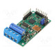 DC-motor driver 21.77kHz analog,RC,TTL,USB 30A Uin log: 3.3V