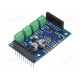 DC-motor driver Motoron I2C Icont out per chan: 1.7A Ch: 3