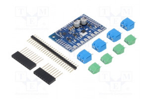 DC-motor driver Motoron I2C Icont out per chan: 1.7A Ch: 3