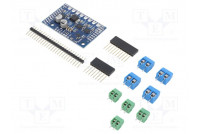 DC-motor driver Motoron I2C Icont out per chan: 2A Ch: 3