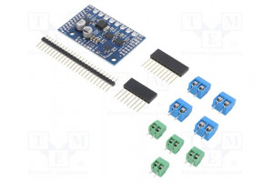 DC-motor driver Motoron I2C Icont out per chan: 2A Ch: 3