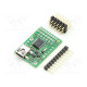 Servo controller USB-UART Ch: 6 Kit: module,connectors 5÷16VDC