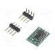 Converter: step up / step down Uout: 5V Uin: 2.7÷11.8V 1A