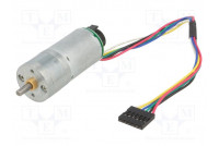 Motor: DC with encoder,with gearbox HP 6VDC 6.5A 460rpm