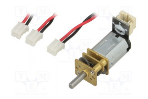 Moottori: DC vaihteella 1÷6VDC 350mA Akseli: D uurre 50: 1 3mm