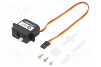 Motor: servo 4.8÷6VDC analogue 30.4x16.6x31.5mm 180°