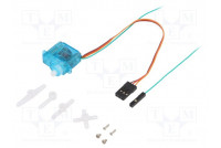 Motor: servo 4.8÷6VDC micro analogue 20x8.3x19.3mm plastic