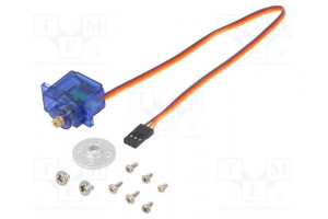 Motor: servo 4.8÷6VDC micro analogue 22.9x12.2x28.5mm metal