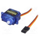 Motor: servo 4.8÷6VDC micro analogue 22x12.5x29.5mm polyamide