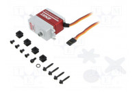 Motor: servo 4.8÷6VDC standard digital 40x20x38.4mm metal