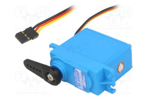 Motor: servo 6÷7.4VDC standard analogue 41.9x21x40mm 180° JR