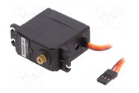 Motor: servo 7.4VDC max.1.47Nm Features: Continuous rotation