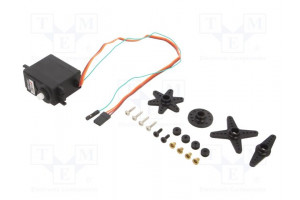 Motor: servo 4.8÷6VDC standard analogue 40.8x20.1x38mm 180°