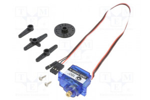 Moottori: servomekanismi 4,8÷6VDC micro analoginen metalli