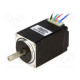 Motor: stepper 4.5VDC Shaft: D spring max.91.8mNm 670mA