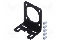 Bracket black bracket,mounting screws NEMA 14 aluminum 1pcs.