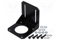 Bracket black bracket,mounting screws NEMA 23 steel 1pcs.