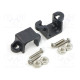 Bracket black for micromotors in size 10 x 12 x 24 mm 2pcs.