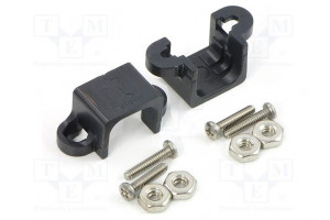 Bracket black for micromotors in size 10 x 12 x 24 mm 2pcs.