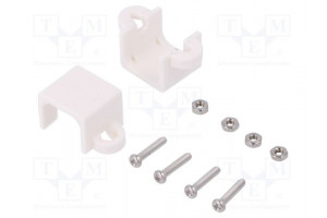 Bracket white plastic 2pcs.