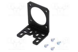 Bracket black bracket,mounting screws NEMA 17,stepper motors