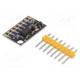 Sensor: accelerometer 3.3÷6VDC I2C,SPI ADXL345 module 20x15mm