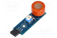 Sensor: atmospheric gas 5VDC MQ-3 socket,pin header I/O: 3