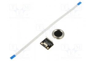 Sensor: fingerprint scanner UART 3.3VDC 40mA Ø19mm