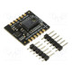 Anturi: ele I2C,UART 3,3÷5VDC 10mA Koot: 20,5x23,5mm 0÷70°C