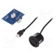 Sensor: distance ultrasonic 5VDC 0.25÷4.5m