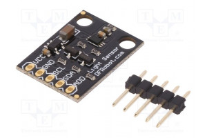 Anturi: valaistusvoimakkuus I2C IC: BH1750 Alue: 1÷65535lx