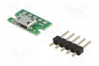 Module: adapter pin strips,USB B micro USB Micro-B