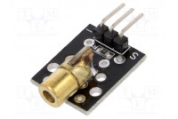 Diode: laser 5VDC Dim: 15x24mm λd: 650nm