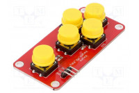 Module: button yellow No.of butt: 5 Output signal: analog