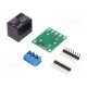 Module: relay Ch: 1 12VDC max.250VAC 10A Uswitch: max.125VDC