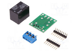 Module: relay Ch: 1 12VDC max.250VAC 10A Uswitch: max.125VDC