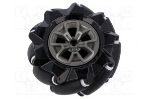 Left wheel black screw Ø: 97mm Plating: rubber W: 44.9mm 1pcs.